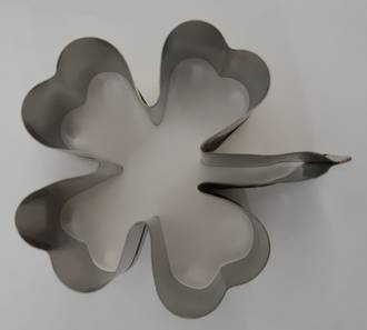 Shamrock Cookie Cutter 4 leaf 70mm